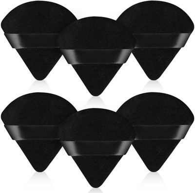 banira Powder Puff Face Makeup Sponge - Loose Foundation Blending Set Triangle Shape