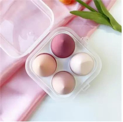 MEDHILE 4in1 Makeup Perfecting Sponge Puff Beauty Blender with Storage Box
