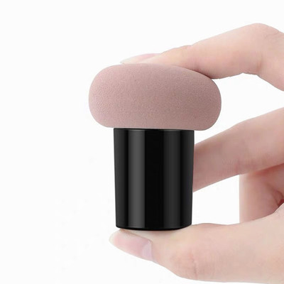 adbeni Powder Puff Cosmetic Sponge Mushroom Makeup Blender Makeup Puff with Handle Case