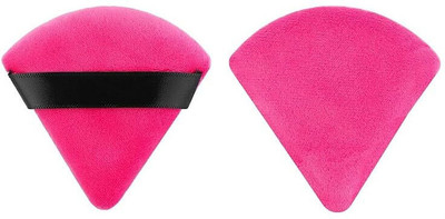 Dazzle Beauty 2 Pieces Triangle Powder Puffs Washable Reusable