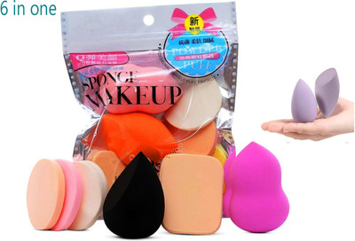 Dazzle Beauty High Quality 6 in 1 makeup sponge set for all skin type