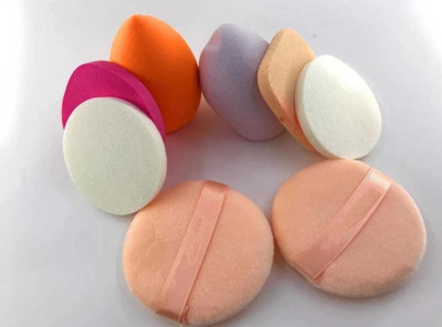 DEQNAIL 8 in 1 Makeup Sponge Multicolour, Powder Puff, Blender Sponge