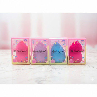 HUDAQUEEN 4-Pack Soft Makeup Puff Applicators Puff Beauty Blender