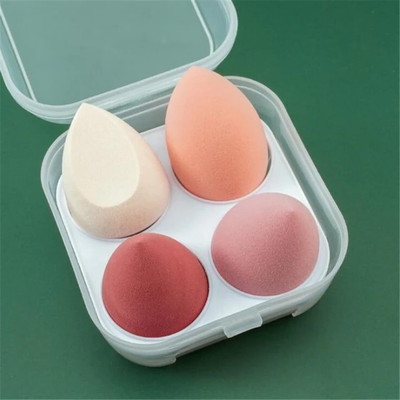 zemglam Hydro-Activated Makeup Blenders | Latex Free Assorted Colour 4pcs Puff