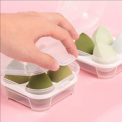 Gonegal 4pcs/set Professional Water Drop Shape Cosmetic Puff Makeup With Box