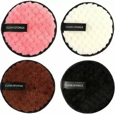 Elecsera Makeup Removal Reusable Cleansing Pads, Easily Removes Face & Eye
