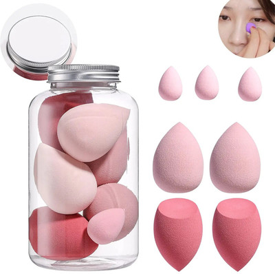 lakyou Glow 7 Pcs blender sponge for Liquid, Cream, and Powder, Multi-colored Makeup Sponge