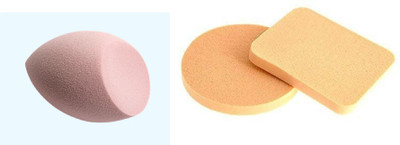 Maryville flat and new shap look makeup puff perfcet pack of 3