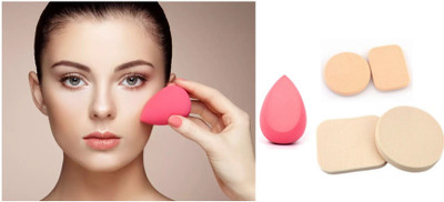 FELICECHIARA PROFESSIONAL MAKEUP SPONGE PACKET FOR FACE MAKEUP SET OF 5