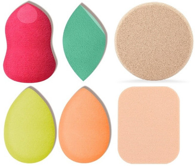 SEUNG Makeup Soft Sponges Blender Puff (Set of 6 IN 1 Packet ) 6 PCS SPONGE