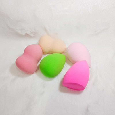 Fatema BIG JAR PACK OF 5 MIX COLOR BEAUTY BLENDER MAKEUP SPONGE