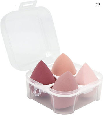 Evehansen Makeup Sponge 4 Pcs BOX Multi-colored Blender x8