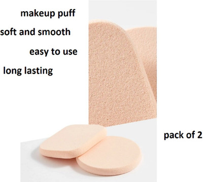 Neycare makeup puff's easy to use professional use on face pack of 2