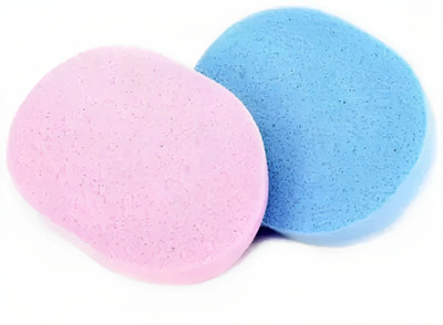 Glamezone Deep Cleansing Exfoliating Facial Sponge Assorted Color Sponge Set of 4