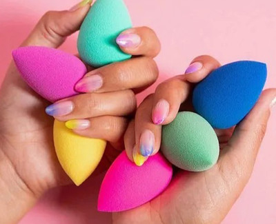 Liptick Soft Sponge For Liquid Foundation pack of 6
