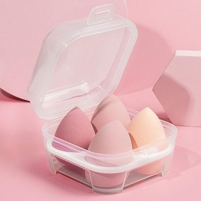 CHIWA cosmetics Blender Sponge 4 Pcs in A Storage Box