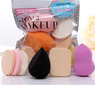 Hidden Beauty 6 in 1 makeup sponge and Puff set for make up