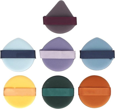 feelhigh 7 Makeup SPonge, Latex-Free Foundation Sponge For all type of Skin