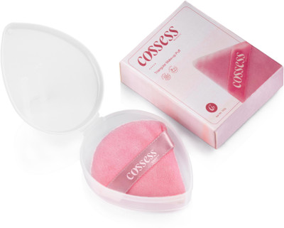 Cossess TRIANGLE POWDER PUFF MAKEUP SPONGE PIZZA PUFF PACK OF 4