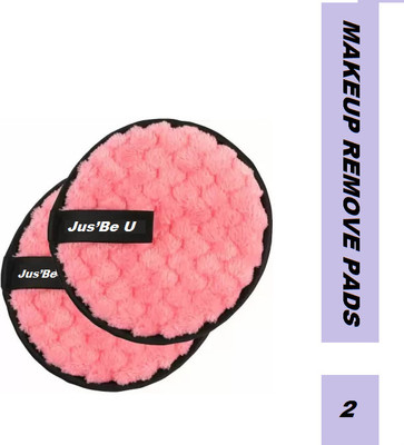 Jus’Be U Reusable Multi-functional Makeup Removal Facial Cleansing Pads (Pack of 2)