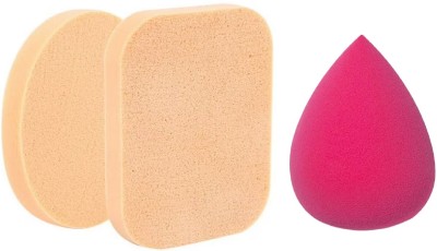 Maryville multi use new makeup sponge puff spong easy to use pack of 3