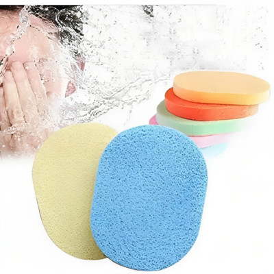 Glamezone Facial Sponge Makeup Clean Wash Pad Soft Scrub
