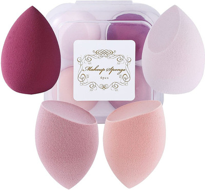 Gonegal MakeUp Blender Sponge Puff set of 4 pcs with Box case for storage