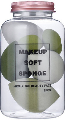 vnz Makeup Sponge Set Beauty Blender With Box ( 4 Big + 3 Mini)