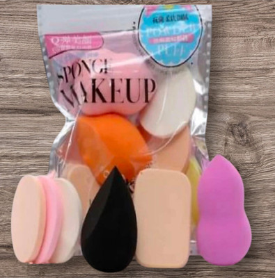 Deeparth 6 in 1 makeup new sponge and Puff set for make up
