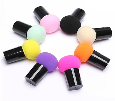 balaan's beauty bazar Elastic Soft Mushroom Shape Beauty Blender/ Puff | Pack of 8