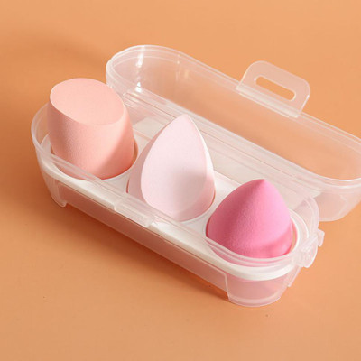 BELLA HARARO Elastic Soft 3in1 Makeup Perfecting Sponge Puff Beauty Blender with Storage Box