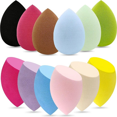 feelhigh 12pcs Professional Sponge Set, Flawless Soft Setting Face Puffs