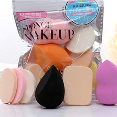 J & H 6 in 1 Beauty Blender makeup sponge and makeup Puff set for face make up Blender