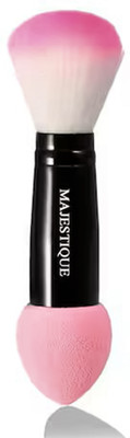 MAJESTIQUE 2 in 1 Brush and Sponge Blending Sponge Makeup Cosmetic Sponge for Dry & Wet Use