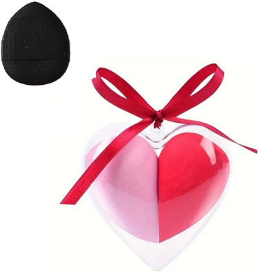 Gonegal Heart-Shaped Latex-free Professional Blender Set With Storage Box & Finger Puff
