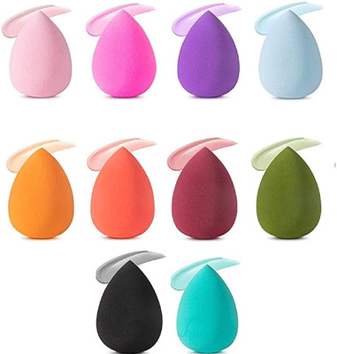 Koccido 10 Pcs Makeup Sponge Puff Blender Set