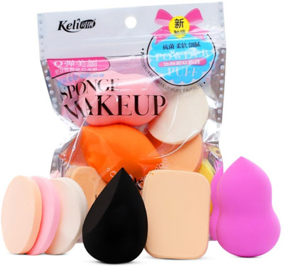 Koccido 6-in-1 Beauty Blender Puff Sponge For Face Makeup With Foundation Puff