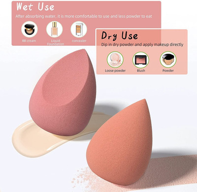 Herrlich Makeup Beauty Sponge & Blender Set of 2