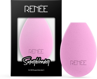 Renee Makeup Superblender 1pc - Angled Edge Sponge, Effortless Application, Latex Free