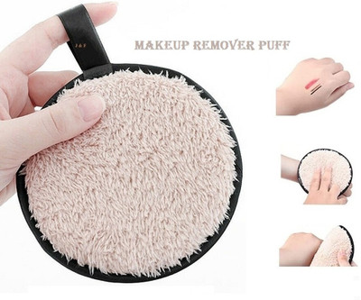 J & F Best Quality Round Shape Soft Skin Care makeup Remover Puff