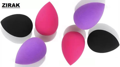 LOVHIDE ZRK 6 in 1 Cotton Pad Applicator Foundation Makeup Blender Powder Puff Sponge