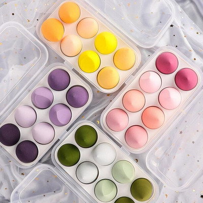 CHIWA 8in1 Makeup Perfecting Sponge Puff Beauty Blender with Storage Box
