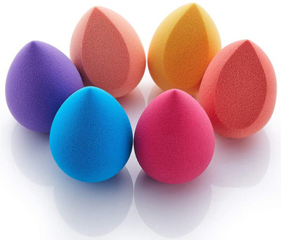 Chronex 6PCS Soft Latex Free Professional Makeup Blender Sponge Powder Puff Set/Sponge