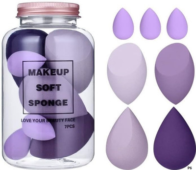 Morbee Makeup Sponge Set Beauty Blender with Egg Case, Soft Sponge P6