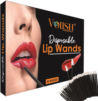 VOIISH Portable Disposable Lip Brush Lipstick Gloss Applicator Wands Stick Makeup Tool(Pack of 1)