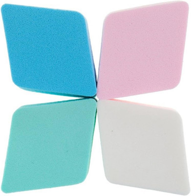 Ritzkart 4 PCS Set Professional Makeup Sponge Foundation Blender Blending Puff Dry & Wet Use Soft Touch Cosmetic Tool