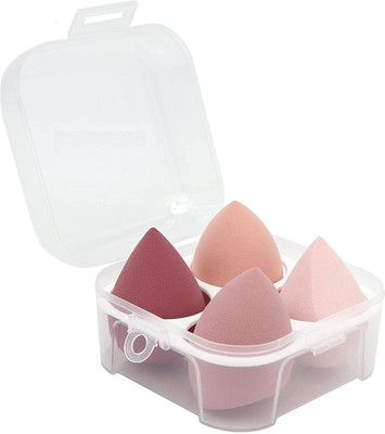 APPETINA Elastic Soft 4in1 Makeup Perfecting Sponge Puff Beauty Blender with Storage Box
