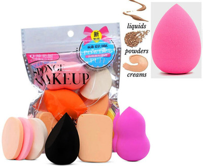 Dazzle Beauty Makeup Soft Sponges Blender Puff (Set of 6 IN 1 Packet )