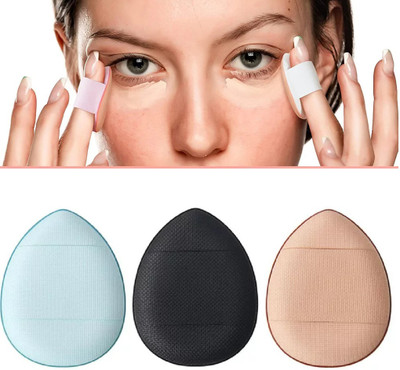 WECHARMERZ 3pcs Mini Finger Make-up Foundation Sponges
