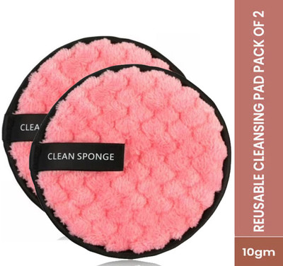 Dazzle Beauty Reusable Makeup Remover sponge Double-Side for Dry Oily Skin Type